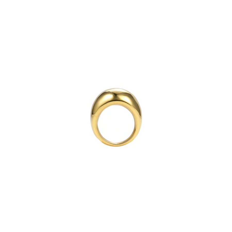 NURTURE SPA Domed Gold ring