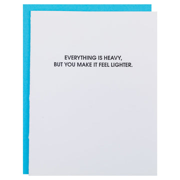 CHEZ GAGNE Everything Is Heavy card