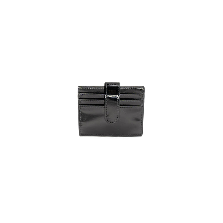 B AND C BAGS Patent Card Holder 118 - Black