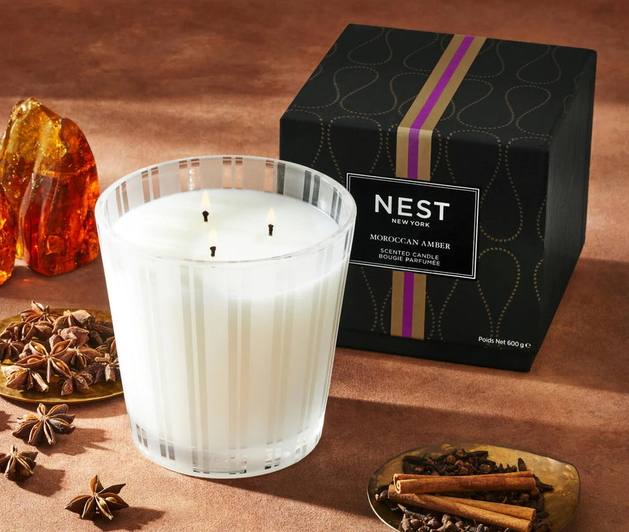 NEST 3-Wick Candle Moroccan Amber