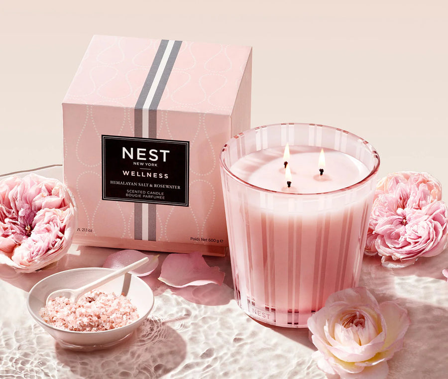 NEST 3-Wick Candle Salt & Rose