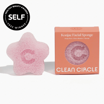 CLEAN CIRCLE Konjac Facial Sponge - Cherry Blossom