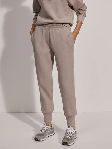 VARLEY The Slim Cuff Pant - Taupe Marle