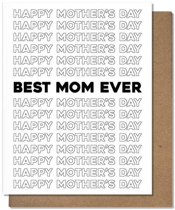 PRETTY ALRIGHT GOODS Best Mom Card